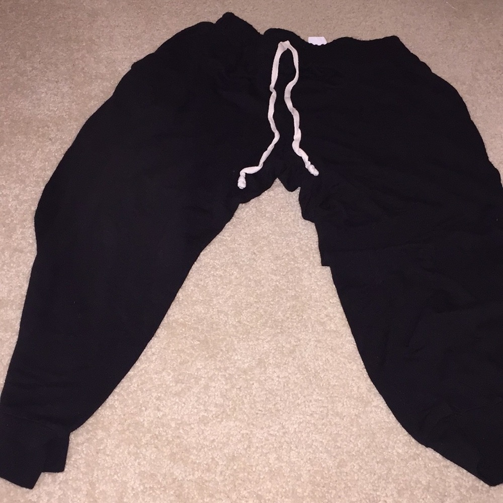 Black sweatpants